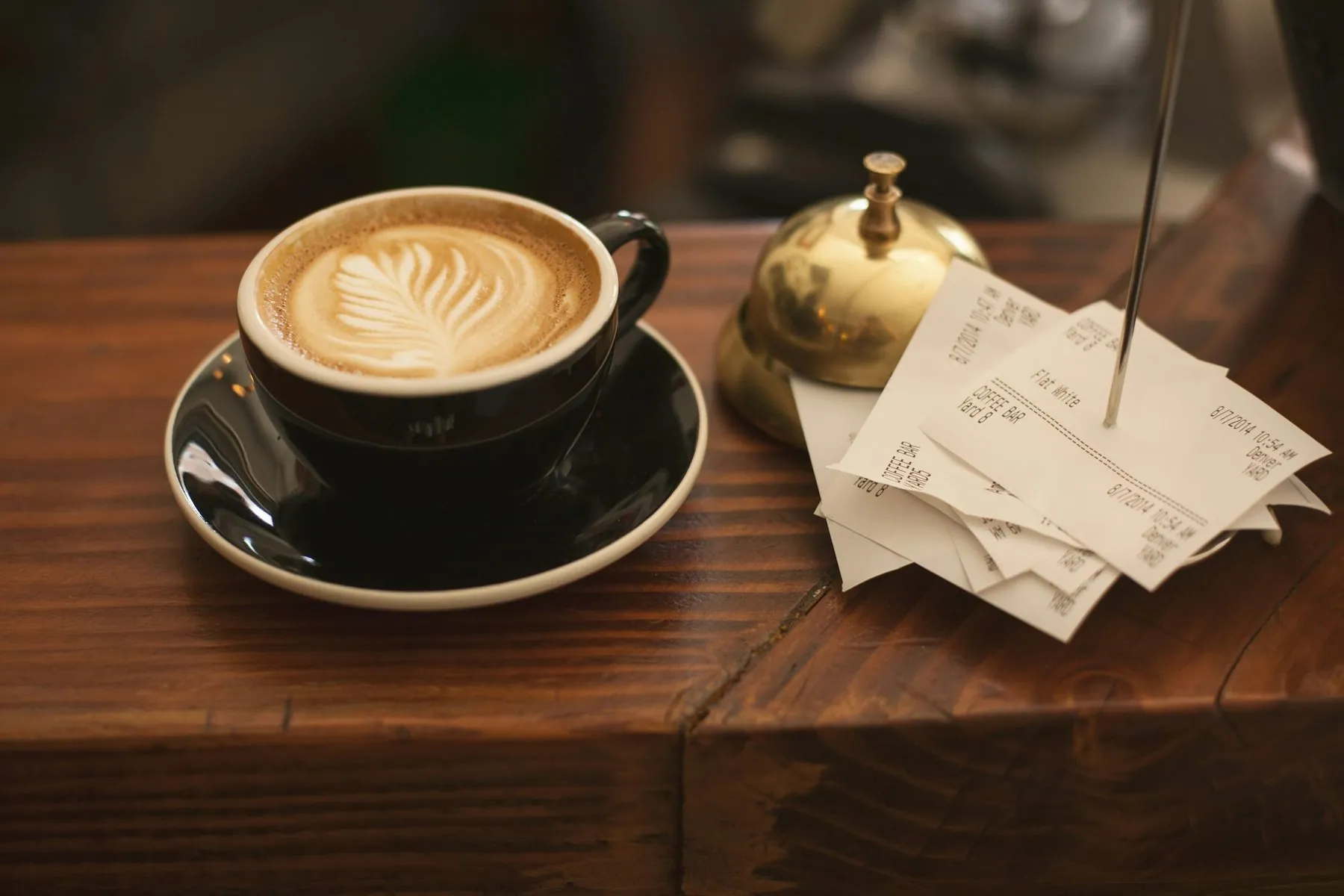Coffee receipts